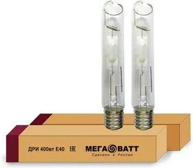 Лампа газоразрядная металлогалогенная ДРИ 400/4000К E40 (25) МЕГАВАТТ 02973