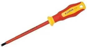 Отвертка шлицевая 6.5х150мм для электромонтажных работ 1000В красн. серия SHTOK 09203