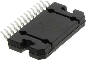 TDA7563ASMTR, Усилитель звуковой мощности, 28 Вт, AB, 4 канала, 8В до 18В, Flexiwatt, 27 вывод(-ов)