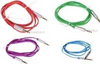 PL1018(PL1019, PL1020,PL1021), Кабель 3.5 Jack (M) - 3.5 Jack (M) плоский, 1м, цветной