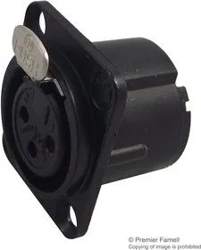 NC3FD-LX-B, XLR Style Audio Connector