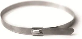 Хомут кабельный 4.6х240 нерж. сталь AISI 304 серебр. (уп.50шт) DKC 27405