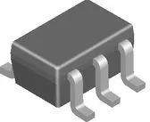 FDG8850NZ, Двойной МОП-транзистор, Двойной N Канал, 750 мА, 30 В, 0.25 Ом, 4.5 В, 1 В