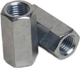 MB0800008-P3, Гайка соединительная оцинк. М8 DIN6334 уп. - 2 шт. (фасов.) (OBSOLETE)