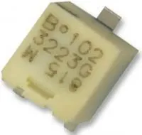 3223W-1-102E, Подстроечный потенциометр, 1 кОм, 11 виток(-ков), Устройство Поверхностного Монтажа