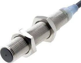 E2A-M12LS04-WP-B1 2M, Индуктивный бесконтактный датчик, цилиндрический, E2A, M12, 4мм, PNP-NO, 12В до 24В, с проводами