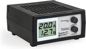 Зарядное устройство ВЫМПЕЛ 57 автомат 0-20А 7.4-18В сегментный ЖК индикатор