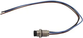 09-3403-00-03, Круглый разъем, Серия 718, Гнездо с Монтажом в Панель, 3 контакт(-ов), Контакт под Пайку