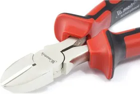 17522, Бокорезы NICKEL, 180 мм, никелированные, двухкомпонентные рукоятки