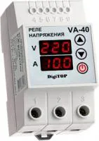 VA-40(А), Реле напряжения с контролем тока VA-protector 40A