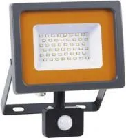 Прожектор светодиодный PFL-SC-SMD-30Вт sensor 30Вт IP54 6500К мат. стекло JazzWay 5001411