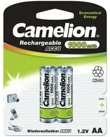 Аккумулятор R6 NI-Cd 1000мА.ч BP-2 (блист.2шт) Camelion 6181