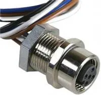 120011-0339, Датчик Кабеля, BRAD Micro-Change, M12 Straight Receptacle to Free End, 300 мм, 11.8