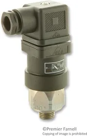 0184-458032-042, Переключатель давления, диафрагма, G 1/4 BSP, 1 бар, 10 бар, SPDT, Штырь, Разъем DIN