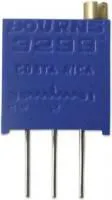 3299W-1-201LF, Подстроечный потенциометр, 200 Ом, 25 виток(-ков), Сквозное Отверстие, Серия Trimpot 3299, 500 мВт