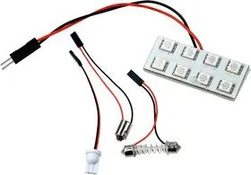PCB-44*18-8SMD-G-12V, свето диод для авто зел 4*2диодов 3 перех