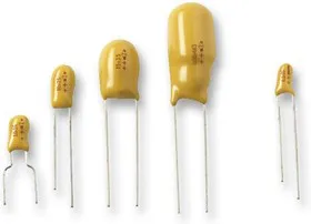 489D226X0016D6VE3, Танталовый конденсатор, покрытый смолой, 22 мкФ, 16 В, Серия 489D, 20%, Радиальные Выводы, 5 мм