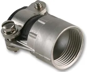 UT018AC, Зажим круглого разъема, прямой с зажимом кабеля, 18, 16 мм, Металл, Серия Trim Trio UTO