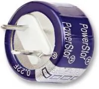 KW-5R5C684-R, Суперконденсатор, PowerStor, EDLC, 0.68 Ф, 5.5 В, Радиальные Выводы, Серия KW, +80%, -20%, 5 мм