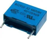 B32922C3224M, конд. Х2 0.22мкФ 340ВDC 20% шаг 15мм MKP