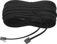 SS202-20 b, Шнур 20м черный телефонный TA813