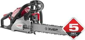 ПБЦ-380 35П, Пила цепная бензиновая, ЗУБР Профессионал ПБЦ-380 35П, хромир. цилиндр, праймер, 37,2 см3 (1,4 кВт),