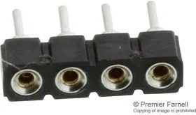 310-47-104-41-001000, SIP SOCKET, 4POS, 2.54MM, THROUGH HOLE