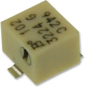 3224G-1-102E, Подстроечный потенциометр, 1 кОм, 12 виток(-ков), Устройство Поверхностного Монтажа