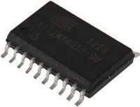 ATTINY4313-SU, Микроконтроллер 8-Бит, AVR, 20МГц, 4КБ Flash [SO-20W]