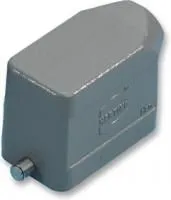 0930 006 1540, Разъем для тяжелых условий, PG13.5 ввод сбоку, 2 штыря, низкопрофильный, Hood, Side Entry