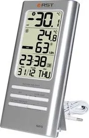 02310, Цифровой термометр- гигрометр, дом/улица, часы