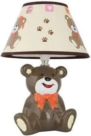 Светильник KD-556 C10 настол. Мишка с бантом 220В 40Вт E14 корич. Camelion 12777