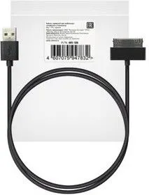ROBITON P4 USB A - 30pin (Apple iPhone4), Charge&Sync, 1м черный PK1, Кабель USB