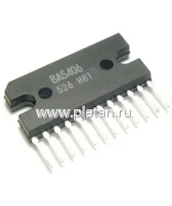 BA5406, Двухканальный усилитель НЧ, [SILP-12]
