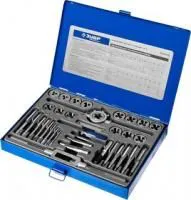 28110-H35, Набор метчиков и плашек ЗУБР ПРОФЕССИОНАЛ, сталь Р6М5, 35 предметов