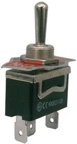 KN3(B)-113AAP-A3, Тумблер ON-OFF-(ON) (15A 250VAC) SPDT 3P