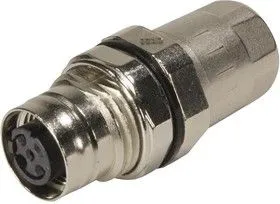21038212825, SENSOR CONNECTOR, M12, RCPT, 8POS, CRIMP