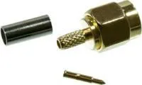KLS1-SMA005, Разъем SMA гнездо RP обжимн.на кабель RG-174, 50Ом (П)