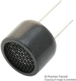 400SR10B, Ультразвуковой преобразователь, приемник, серия 400, 40кГц, 10мм, черный алюминий