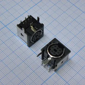 MDN-7J розетка на плату металл