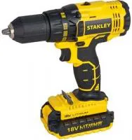 Дрель-шуруповерт STANLEY SCD20S2K-RU 18В 0-350/1500об/мин 13мм БЗП 45Нм з/у 2акк li-ion 1.5Ач кейс