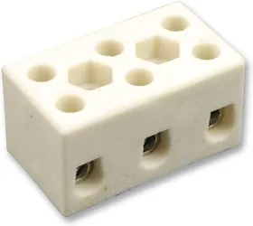 DESTB-1003, Клеммная колодка с перегородкой в панель, 57 А, 750 В, 3-полюсный, 1, Винт