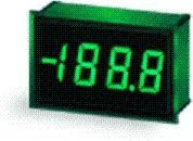 DMS-20PC-1-GS-C, Вольтметр цифровой, измерительная головка до 2В, зеленый