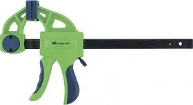 20568, Струбцина F-образная, быстрозажимная, 900х70х1130 мм,пласт.корпус, фиксатор,двухкомп.рук-ка