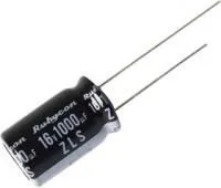 10ZLS4700MEFC12.5X30, Электролитический конденсатор, 4700 мкФ, 10 В, Серия ZLS, 20%, Радиальные Выводы, 12.5 мм