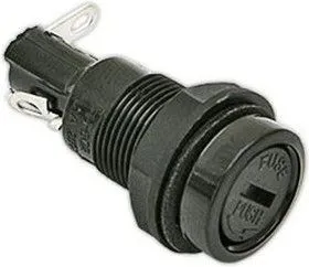 KLS5-258 (FH-B02), Держатель предохранителя 5,2х20 на панель (байонет)