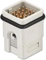 09 12 021 3001, Разъем для тяжелых условий, меньше контактов, Серия Han Q High Density, Insert, 21 Contacts, 3A
