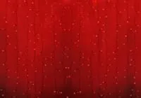 235-302, Гирлянда Светодиодный Дождь 2х1,5м, постоянное свечение, прозрачный провод, 230 В, диоды КРАСНЫЕ,