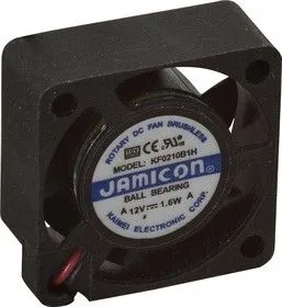 KF0210B1HR-R, Вентилятор 12В, 25х25х10мм, подшипник качения