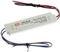 LPH-18-12, AC/DC LED, 12В,1.5А,18Вт,IP67 блок питания для светодиодного освещения